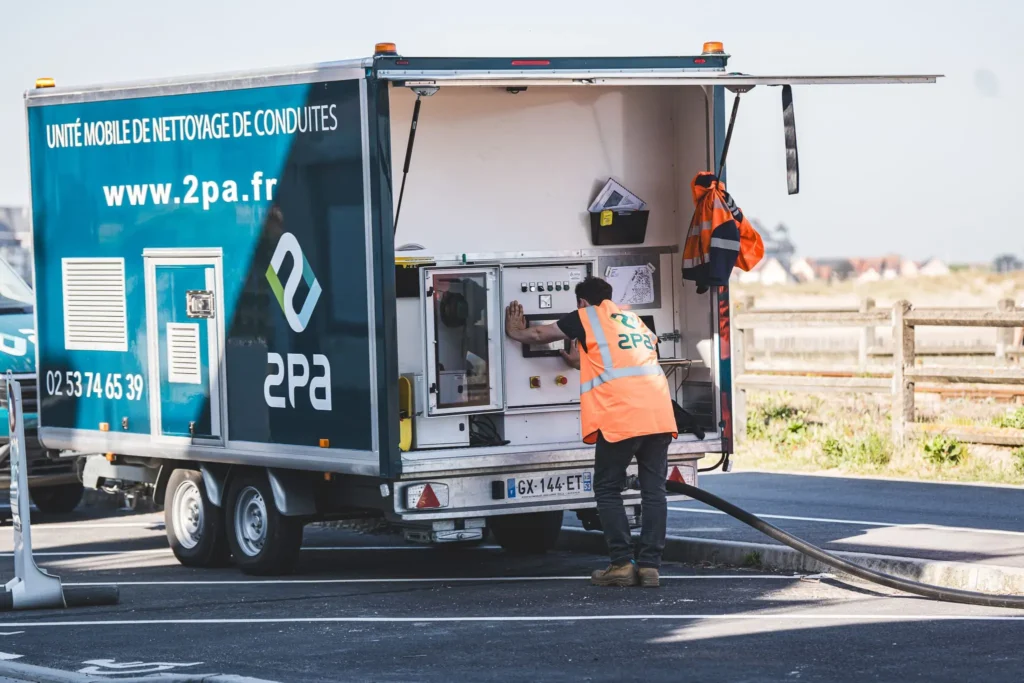 Procédé air eau pulsé utilisé par 2PA pour le nettoyage et la désinfection des conduites d’eau potable par impulsions d’air